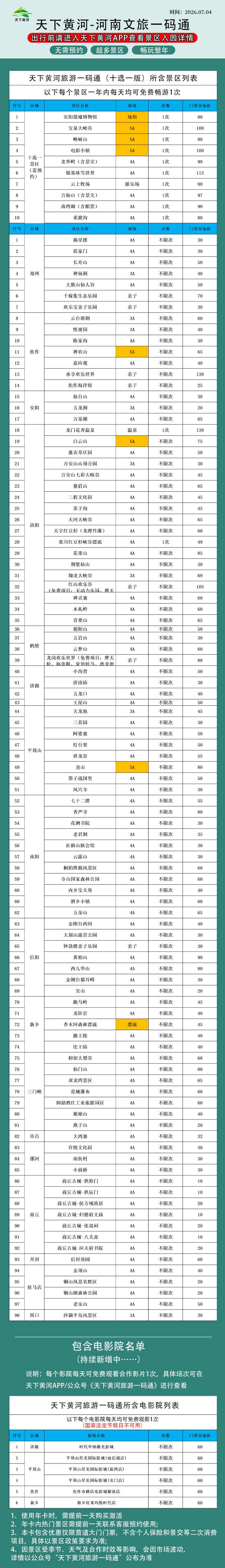 258十选一热门景区年票